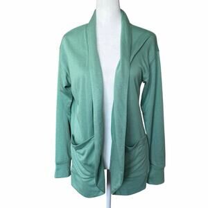 J.Crew Light Green Knit Wrap Cardigan Sweater Size S